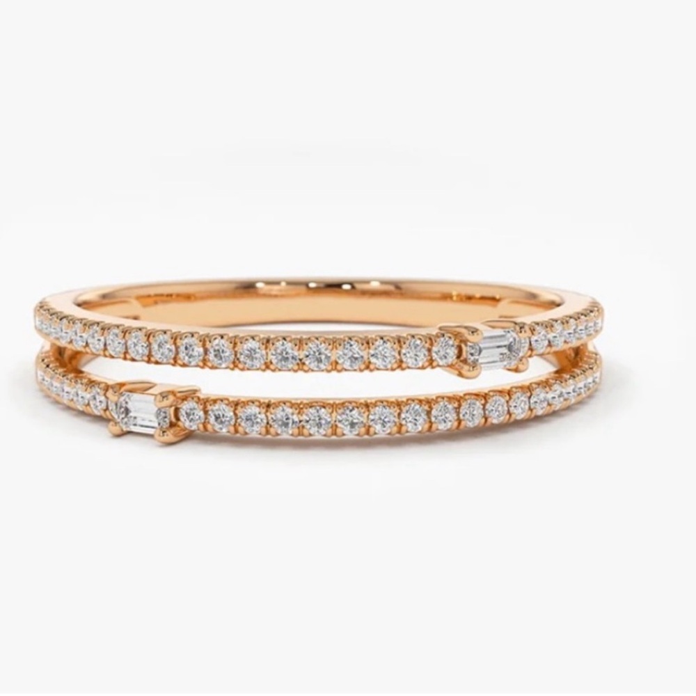 Rose gold and diamonds